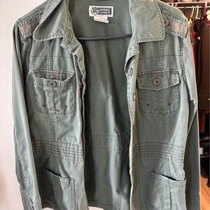 Men's Military Green Utility Jacket